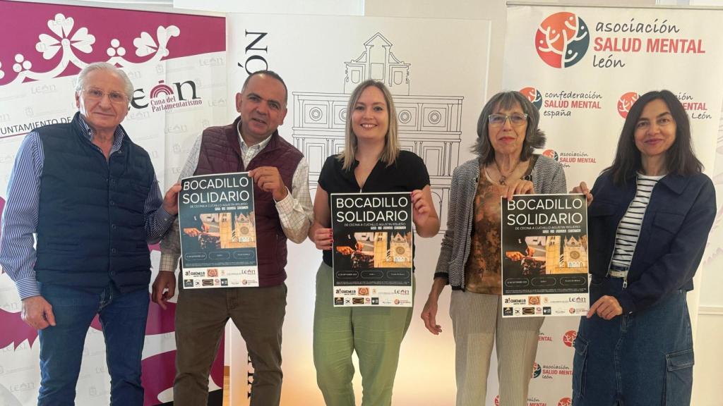 Presentación del bocadillo solidario de cecina en León