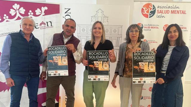 Presentación del bocadillo solidario de cecina en León