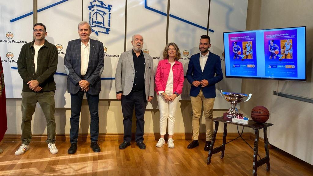 Presentación de la Copa de Castilla y León de Liga Femenina en la Diputación de Valladolid