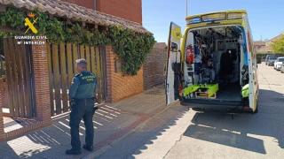 La Guardia Civil auxilia a una persona en situación crítica en una vivienda de un pueblo de Valladolid