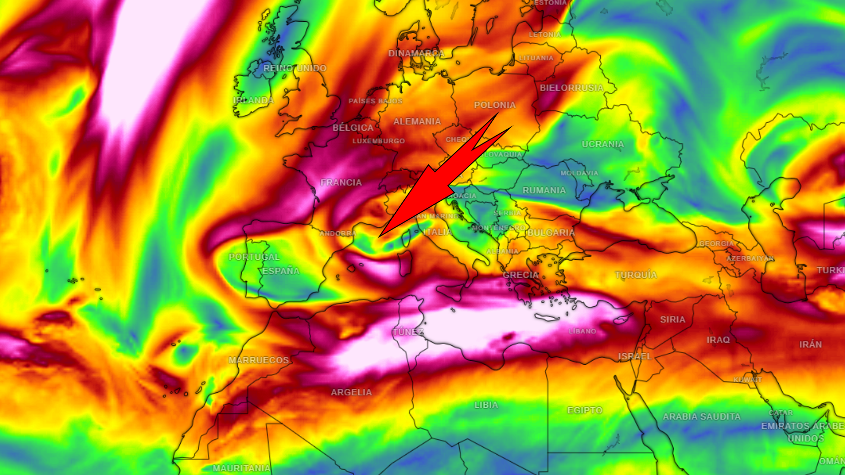 Llega la DANA retrógrada a España: Aemet avisa por fuerte temporal y 50 l/m2 de lluvia en estas zonas