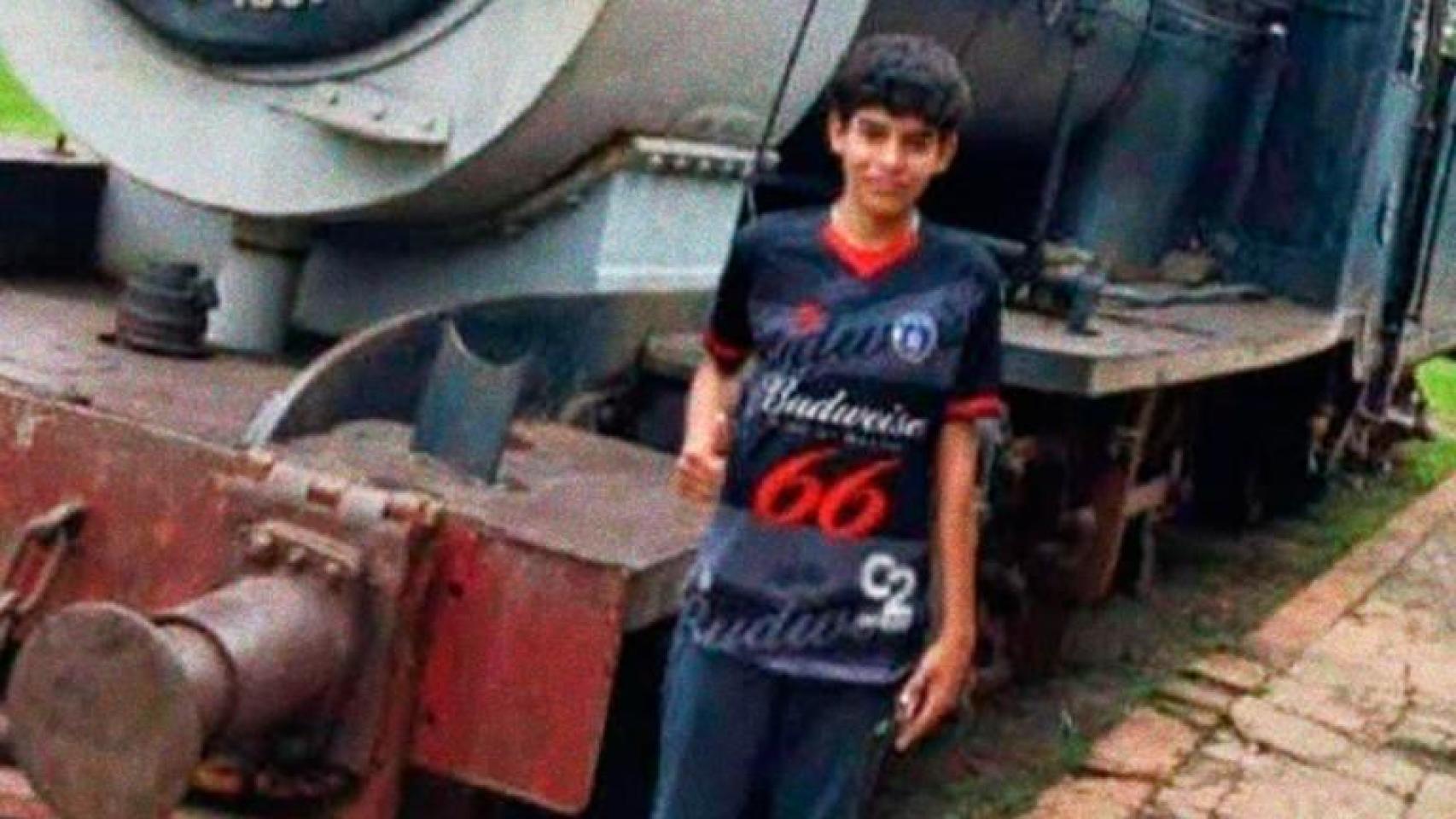 Ismael Domínguez, jugador de 15 años fallecido en Paraguay.