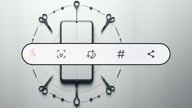 Opciones de captura de pantalla en Samsung