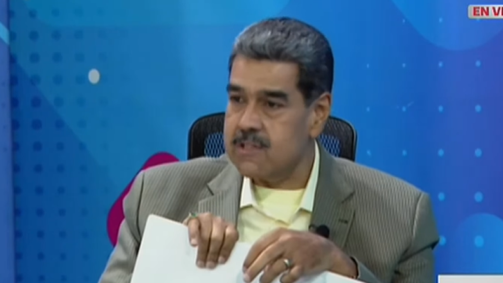 El presidente venezolano en su programa 'Con Maduro +' emitido este lunes.