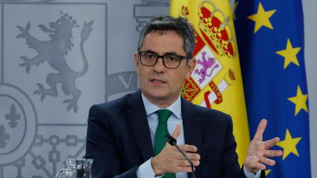 Félix Bolaños en la rueda de prensa posterior al Consejo de Ministros.