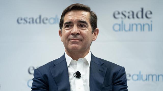 El presidente del BBVA, Carlos Torres, durante una sesión de Martins Esade, a 17 de septiembre de 2024, en Barcelona, Cataluña (España).