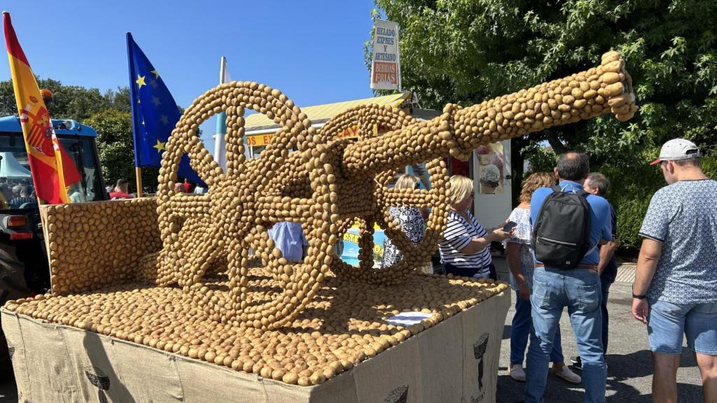 Cañón de la Revolución Inglesa hecho en patata