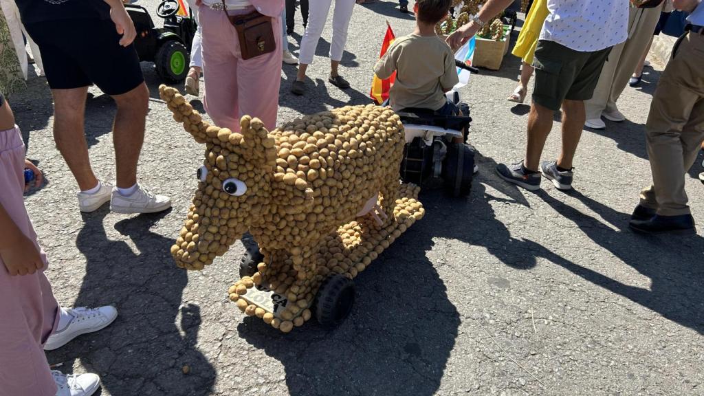 Una minicarroza infantil