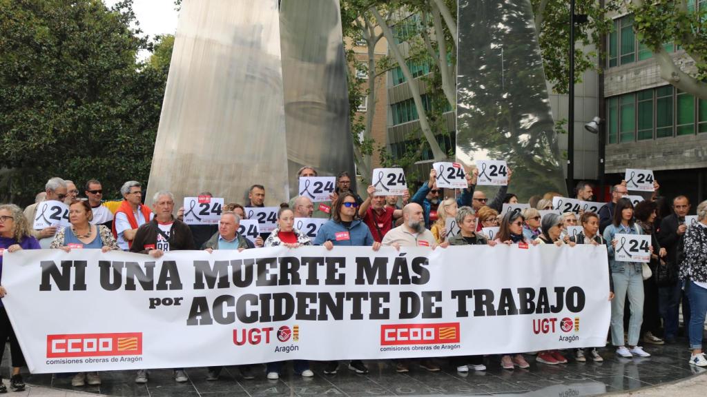 Hasta 24 personas han perdido la vida este año en Aragón en un accidente laboral