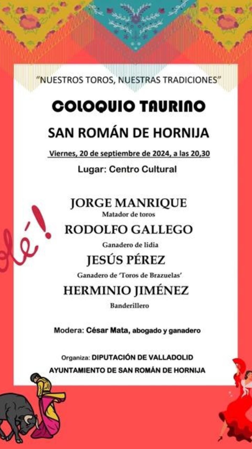 Cartel Coloquio Taurino