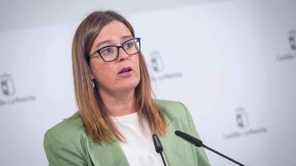 Esther Padilla, consejera portavoz del Gobierno de Castilla-La Mancha.