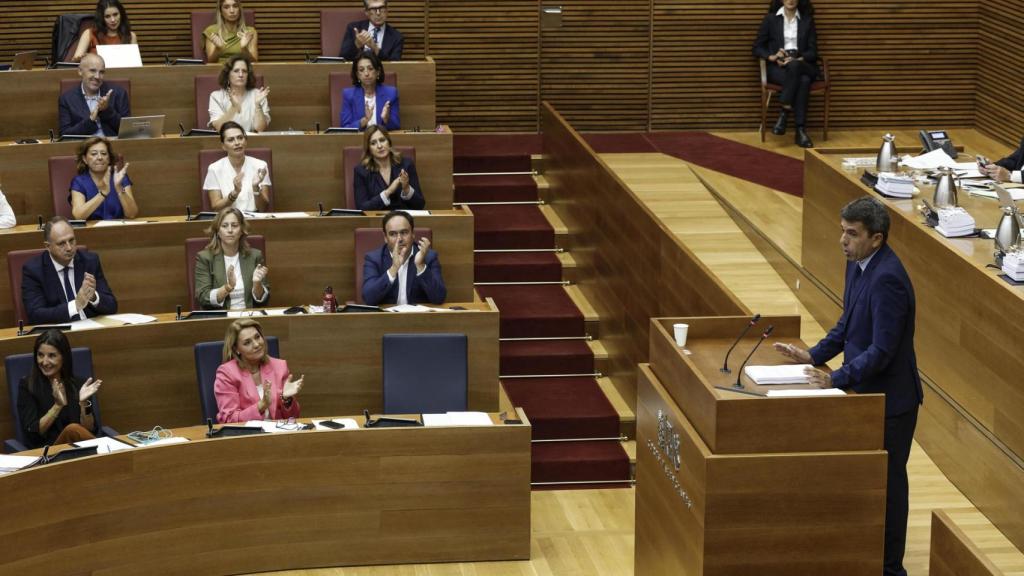 Carlos Mazón durante su intervención este miércoles