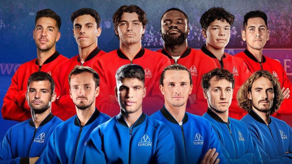 Los tenistas de la edición 2024 de la Laver Cup