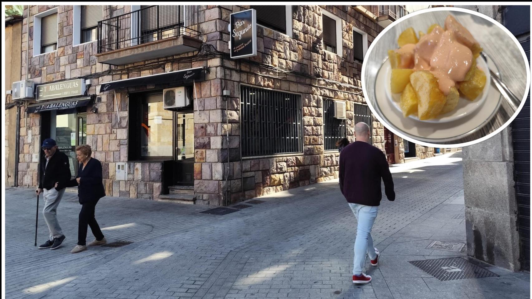 Las mas famosas patatas bravas de Salamanca las sirve este bar