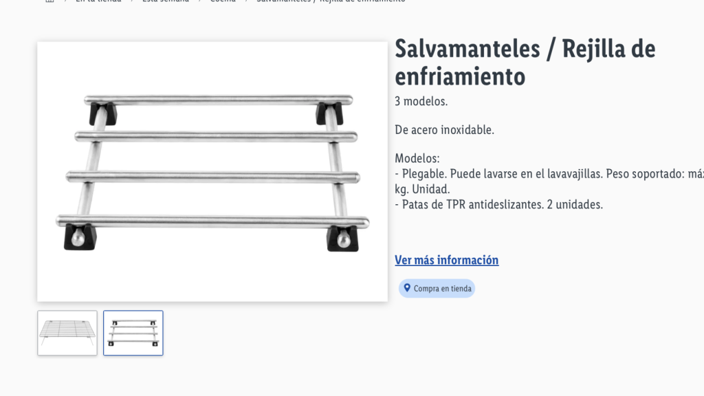 Salvamanteles.