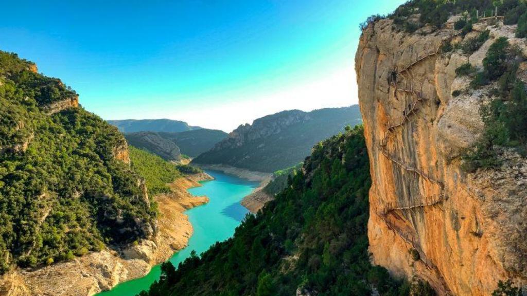 Ruta de pasarelas entre Huesca y Lleida.