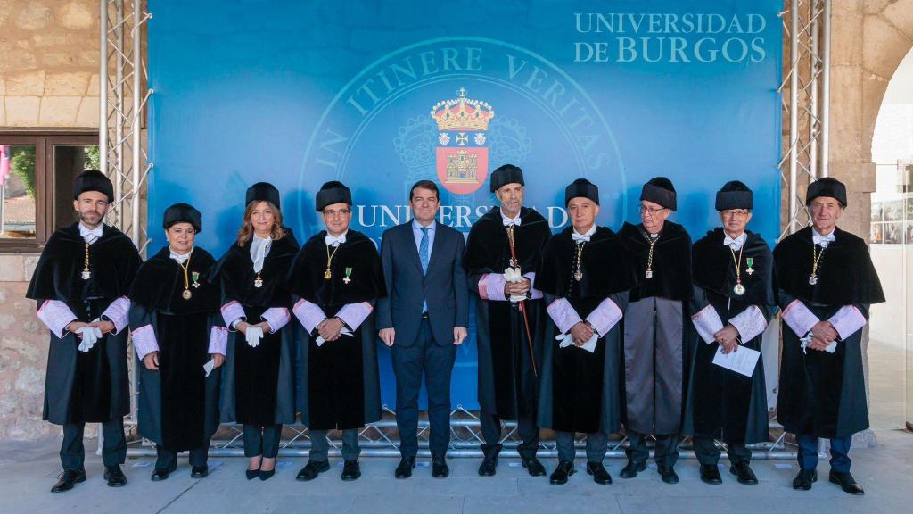 Alfonso Fernández Mañueco en el acto de inauguración del curso académico de las universidades públicas de Castilla y León