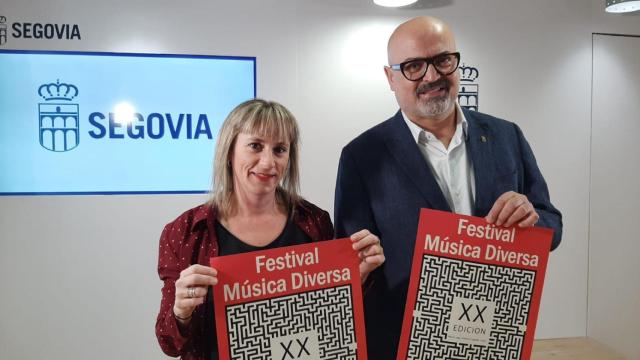 Presentación del festival Música Diversa en el Ayuntamiento de Segovia, este miércoles