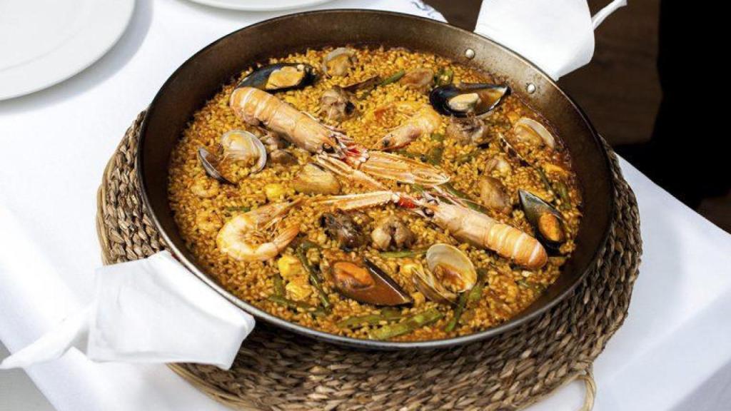 La paella de St James.