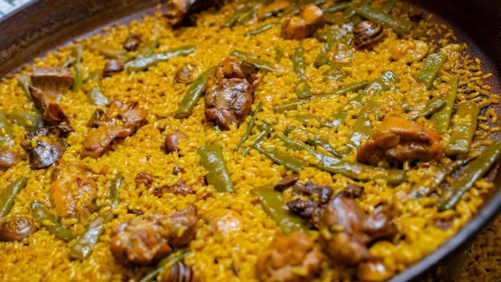 La paella de Casa Carmela.