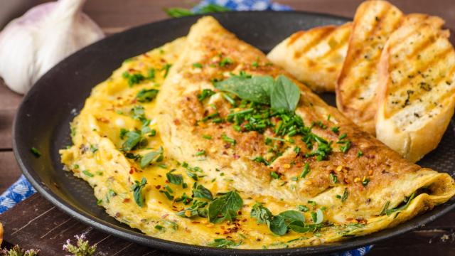 Una tortilla francesa.