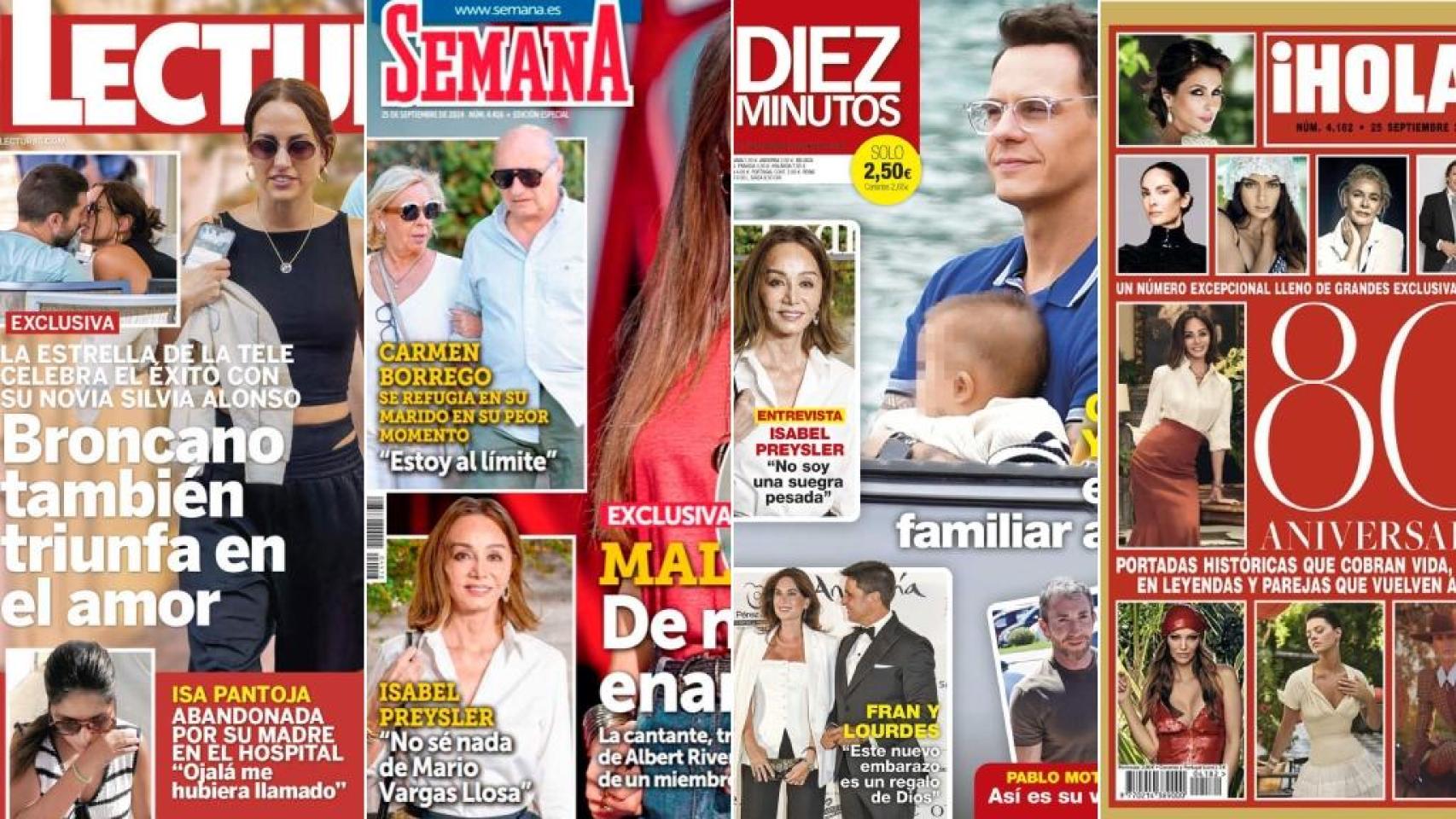 Portadas de revistas.