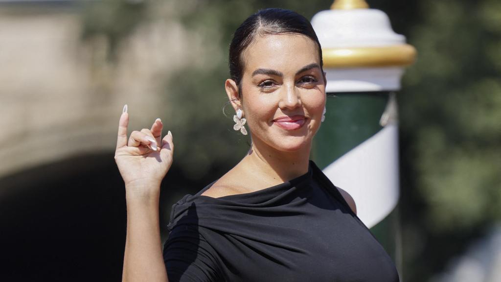 Georgina Rodríguez en el Festival de Venecia.