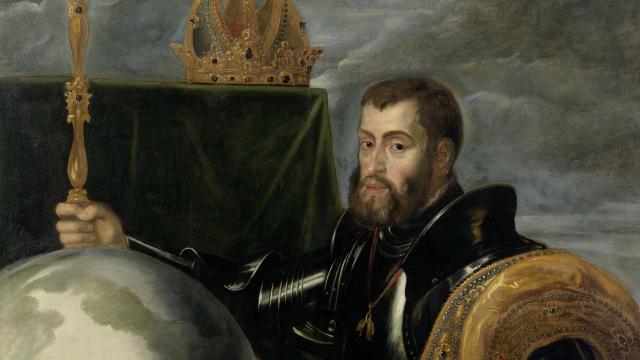 Detalle de 'Alegoría del emperador Carlos V como dominador del mundo',  de Rubens.