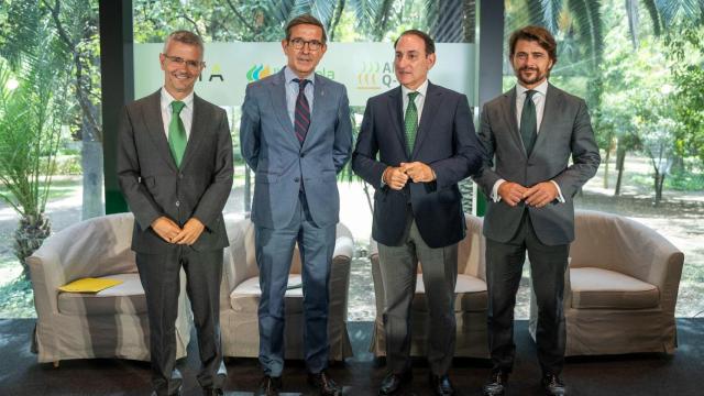 El consejero de Industria de la Junta de Andalucía, Jorge Paradela, en la presentación de la Alianza Q-Cero de Iberdrola.