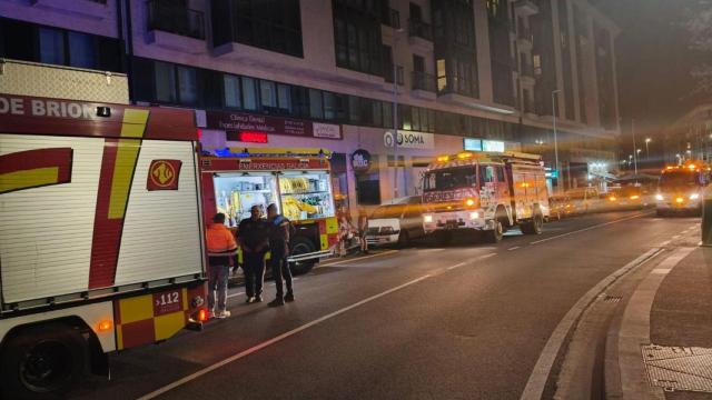 Incendio en una lavandería en Milladoiro, Ames.