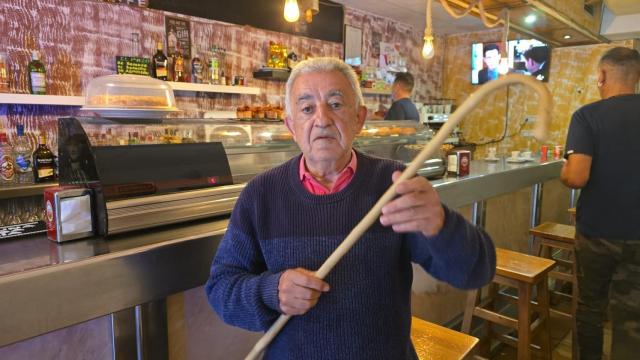 Ramón Paulés, el jubilado de 74 años de Santa Eulalia de Gállego.