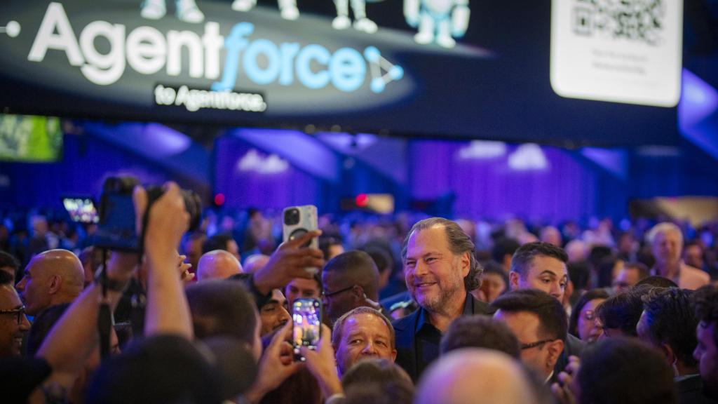 Marc Benioff, durante la conferencia principal de Dreamforce 2024 del pasado 17 de septiembre.