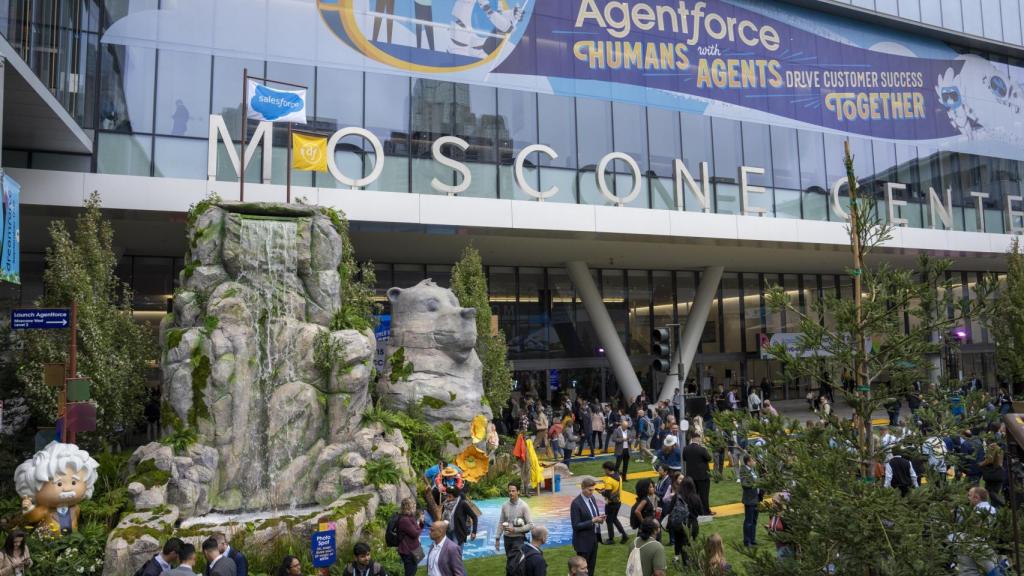 Más de 45.000 personas han pasado esta semana por el centro de convenciones Moscone Center de San Francisco en la semana grande de Salesforce.