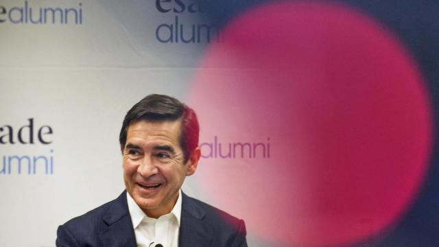 El presidente de BBVA, Carlos Torres, durante su participación en una conferencia-coloquio en la escuela de negocios Esade, el pasado martes.