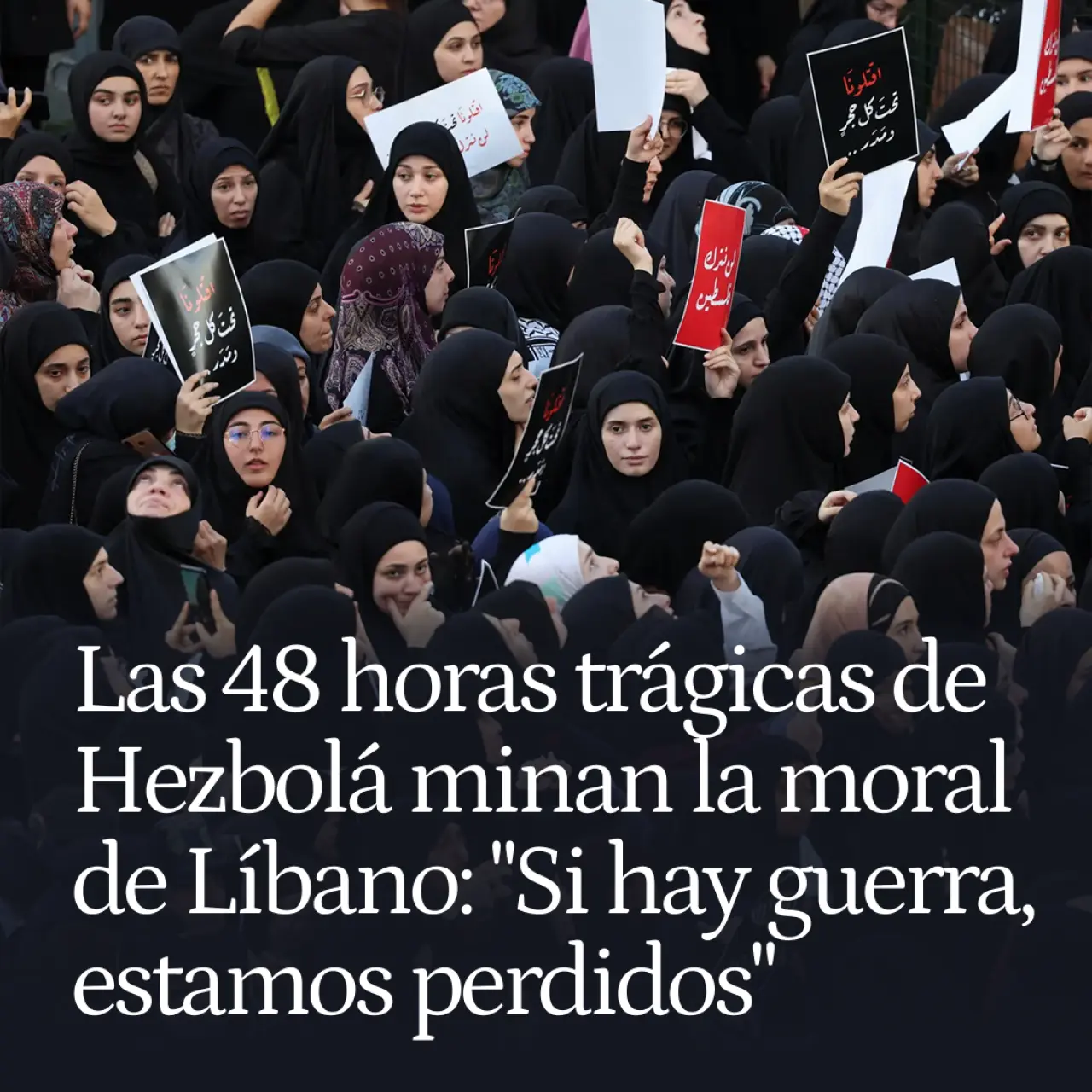 Las 48 horas trágicas de Hezbolá minan la moral de afines y críticos: "Si hay guerra, estamos perdidos"