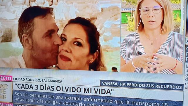 Imagen de Vanesa en directo en el programa 'TardeAR'