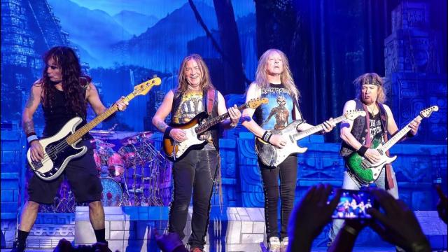 Iron Maiden en un concierto en Madrid en 2016. Foto: WikimediaCommons.