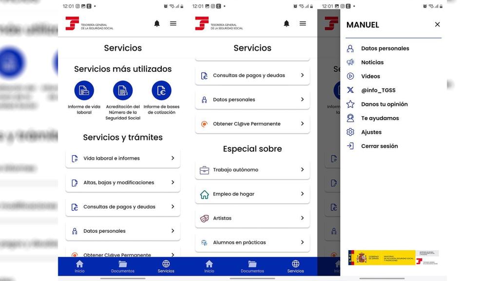 La app de la Seguridad Social