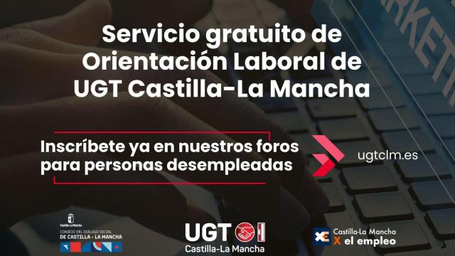 UGT Castilla-La Mancha ofrece a las personas desempleadas un servicio gratuito de orientación laboral