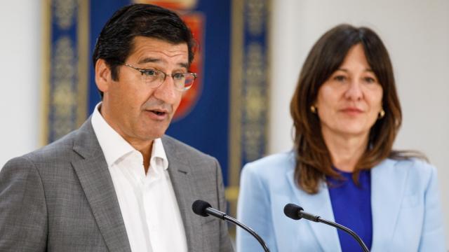 José Manuel Caballero, vicepresidente segundo de Castilla-La Mancha, durante la rueda de prensa.