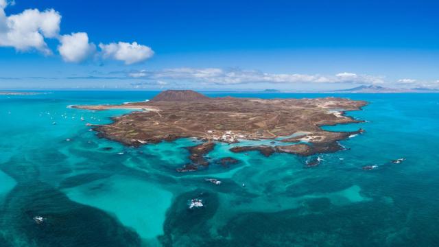 Isla Lobos, en Canarias.