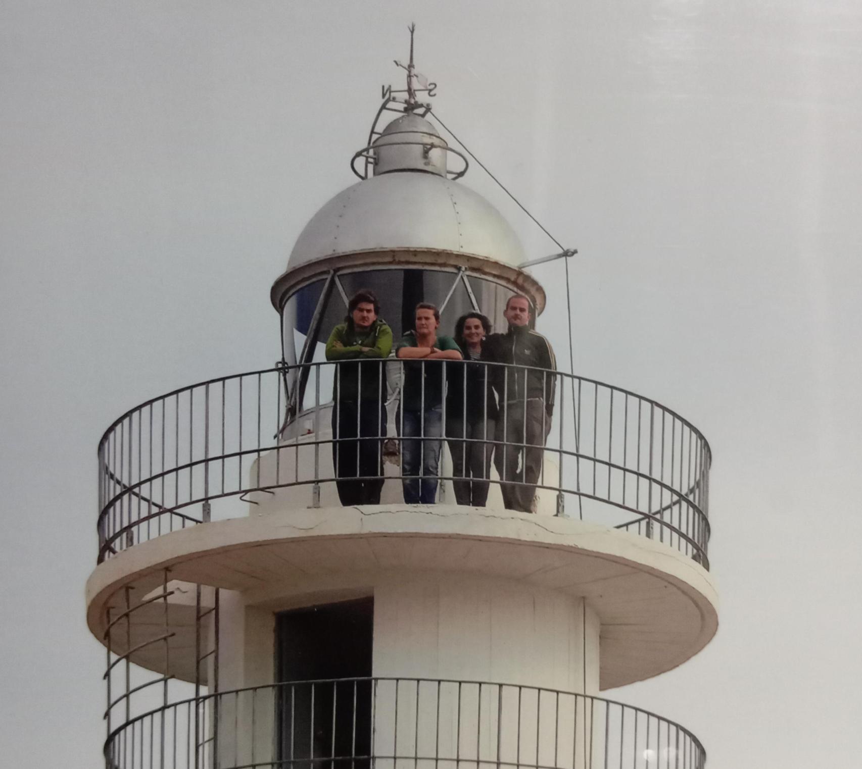 Elena Arévalo tuvo el privilegio de vivir en el faro de Águilas (Murcia).