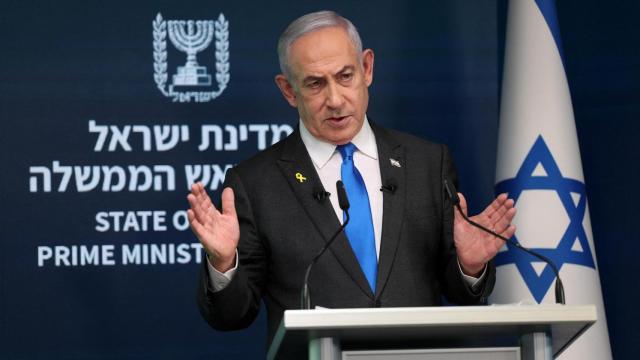 El primer ministro de Israel, Benjamín Netanyahu, el pasado 4 de septiembre en una rueda de prensa.