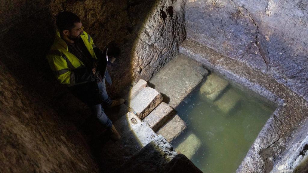 El 'mikvé' de la calle Sinagoga de A Coruña