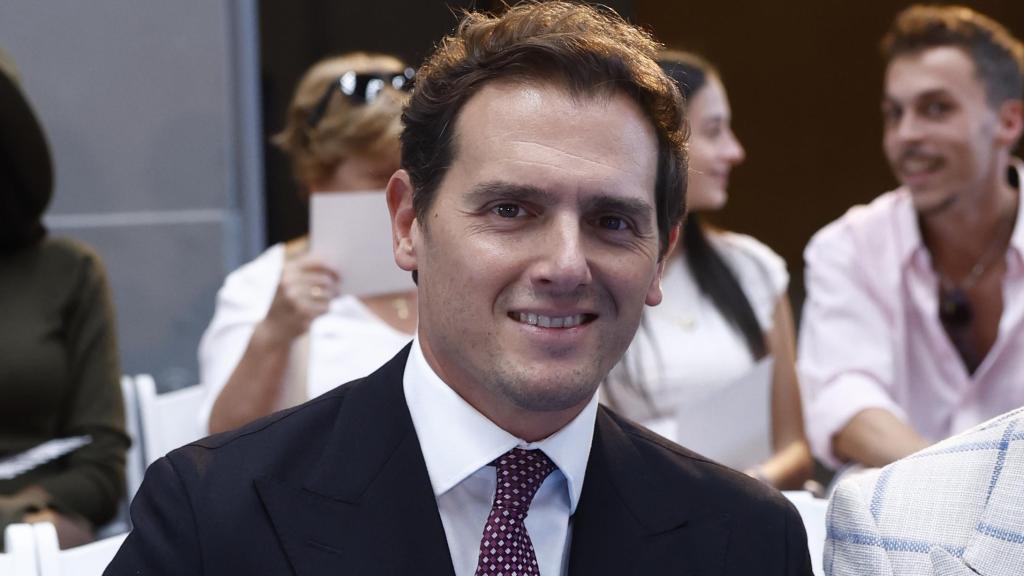 Albert Rivera en el desfile de Félix Ramiro el pasado lunes, 16 de septiembre.