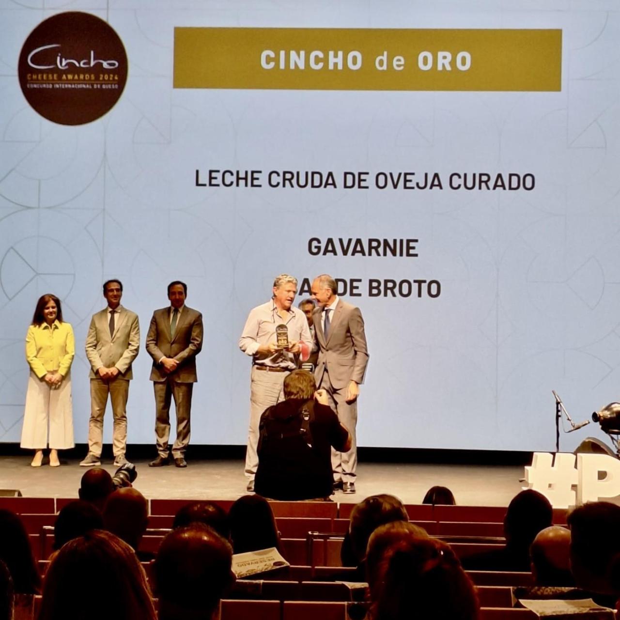 Entrega del premio Cincho de Oro 2024.