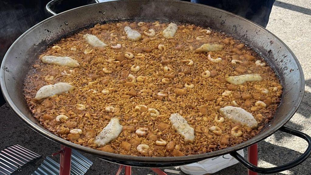 La paella ganadora.