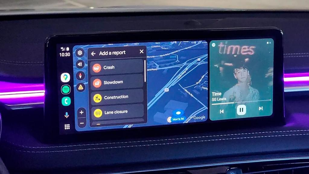 Android Auto con el reporte de incidentes en carretera