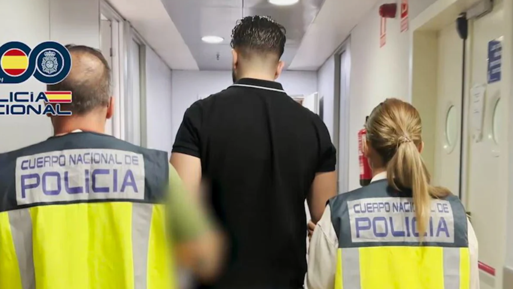 Uno de los detenidos. Foto: Policía Nacional.