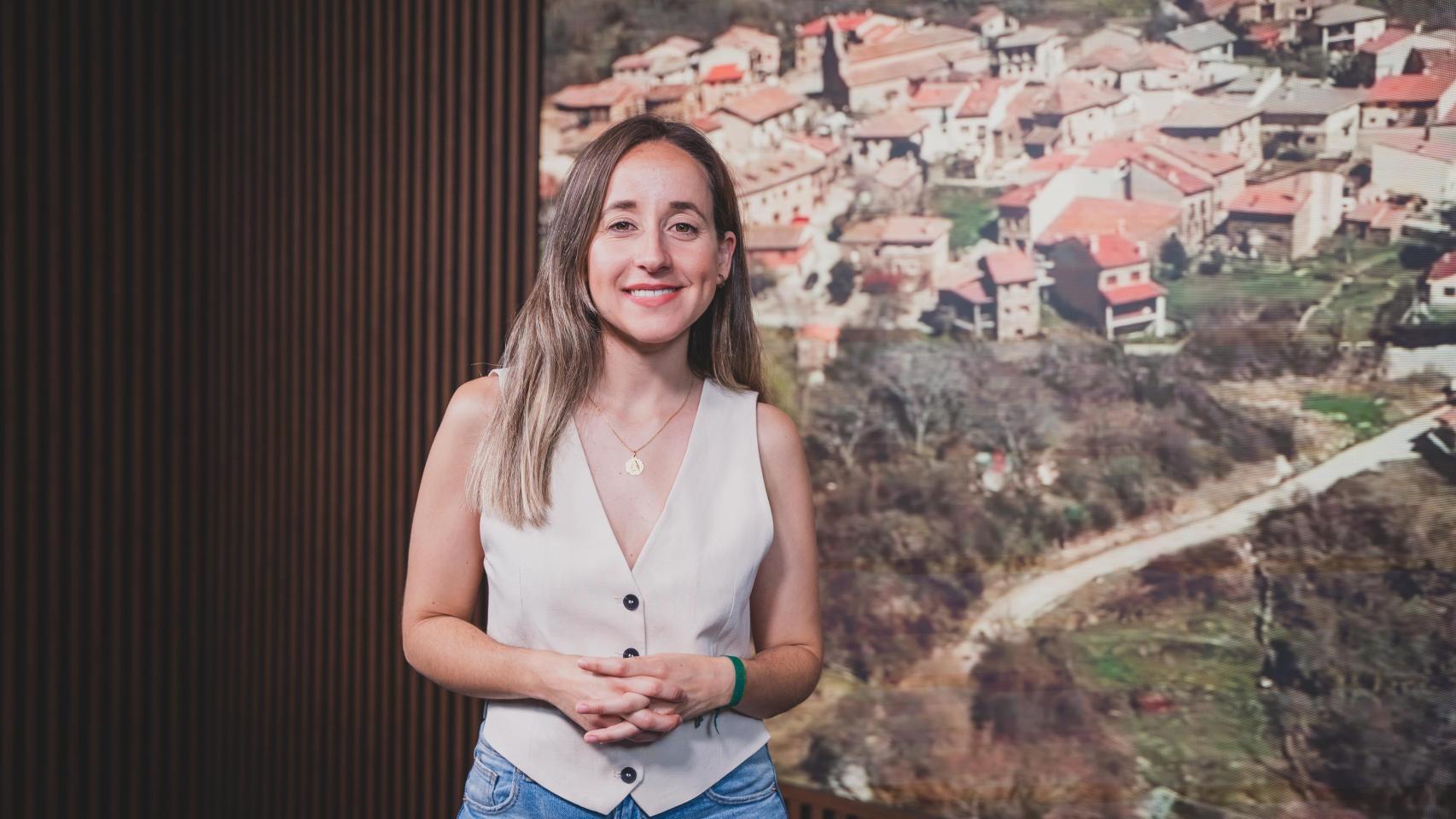 Arancha Álvarez, alcaldesa de Horcajuelo de la Sierra.